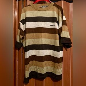 Vintage ICEBERG Jeans Sweater Rare 90s Men’s Y2K Short Sleeve Size Large